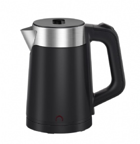 0.8L Mini Electric Kettle 201 Stainless Steel Black Plastic Water Jug