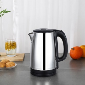 Classical Style Stainless Steel Electric Kettle With Spring Cover 1.8L Boiling Water Ketlle