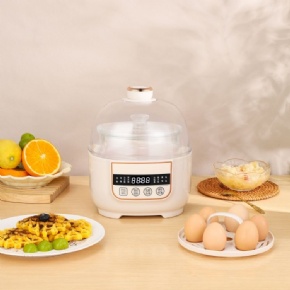 Multi-Functional Mini Food Steamer for Breakfast Portable Electric Power Home Egg Boiler Cooker Factory Direct Wholesale
